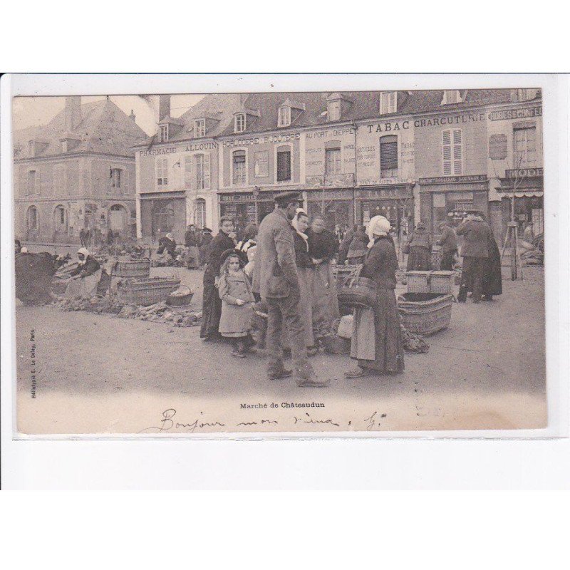 CHATEAUDUN: marché de châteaudun - état