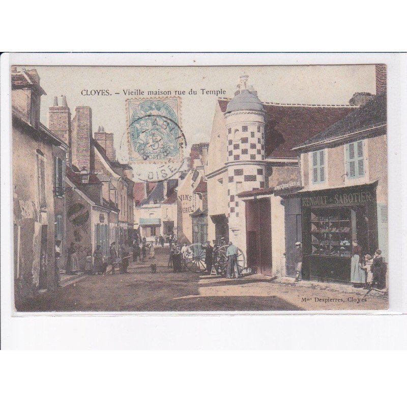 CLOYES: vieille maison rue du temple - très bon état