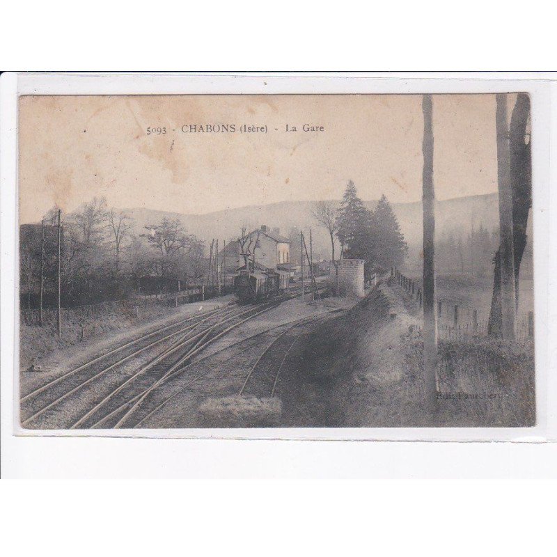 CHABONS: la gare - état
