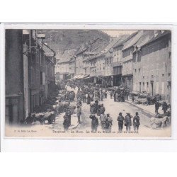 LA MURE: la rue du breuil un jour de marché - très bon état