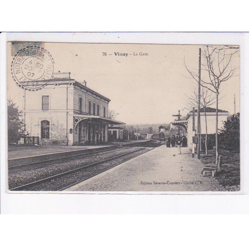 VINAY: la gare - très bon état