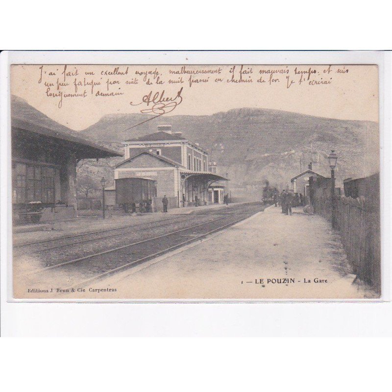 LE POUZIN: la gare - très bon état
