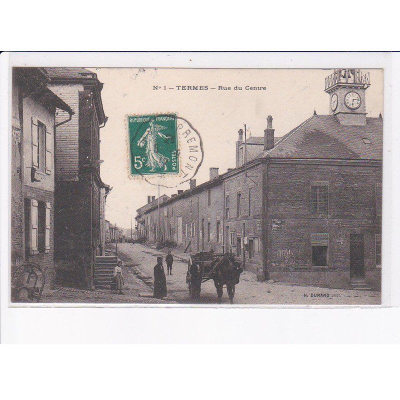 TERMES: rue du centre - très bon état