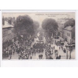 CHARLEVILLE: fête des sapeurs-pompiers 1910, suite du défilé - très bon état