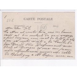 CHARLEVILLE: fête des sapeurs-pompiers 1910, le défilé, le commandant clairdent et ses comités en tête - très bon état