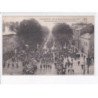 CHARLEVILLE: fête des sapeurs-pompiers 1910 l'harmonie des sapeurs-pompiers conduisant le défilé - très bon état