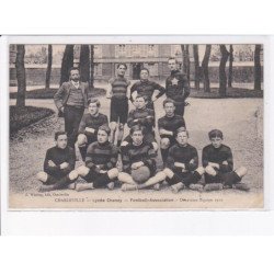 CHARLEVILLE: lycée chanzy, football-association, deuxième equipe 1910 - état