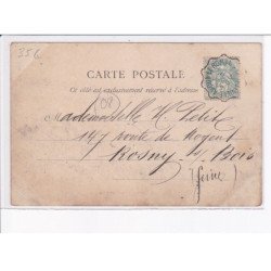 VRIGNE-aux-BOIS: la gare, train - très bon état