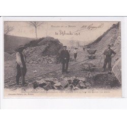 CHATEAU-REGNAULT: exploitation d'une carrière dans la cote des quatre fils aymon - très bon état