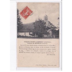 MONTHOIS: chapelle saint-lambert d'autry - état