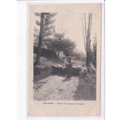 LIAS-D'AZIL: départ du troupeau à cartagnès - très bon état