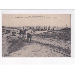 ILE D'OLERON: travaux du désensablement du port de la cotinière - très bon état