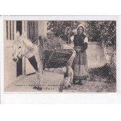 ILE-de-RE: femme et âne - très bon état