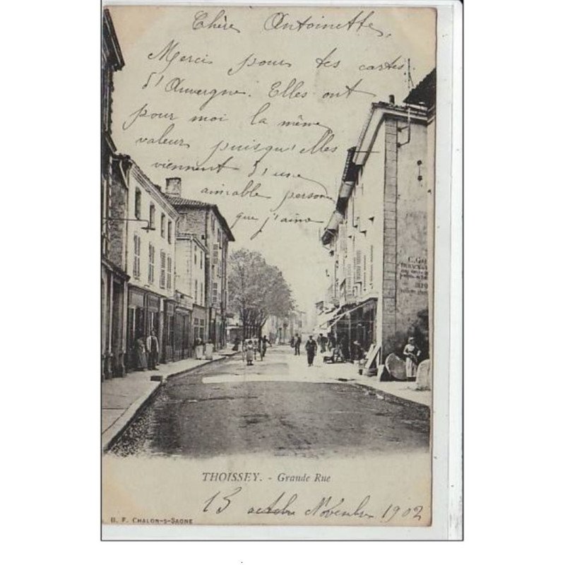 THOISSEY: grande rue - très bon état