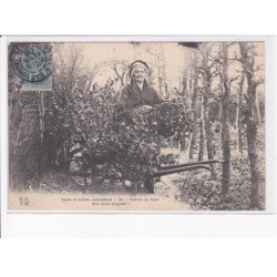 CORREZE: femme au houx n'in voulé d'agrafé? - état