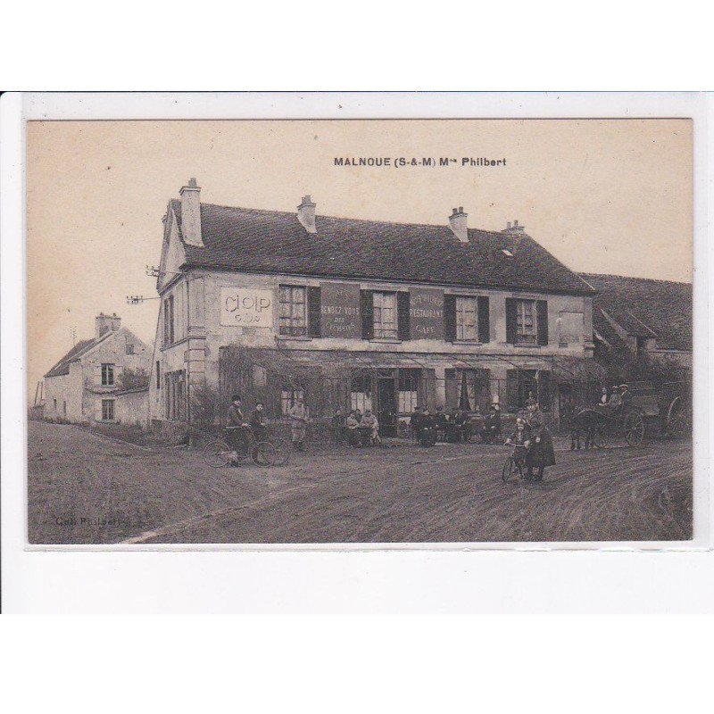 MALNOUE: rendez-vous des cyclistes, maison Philbert, restaurant - très bon état