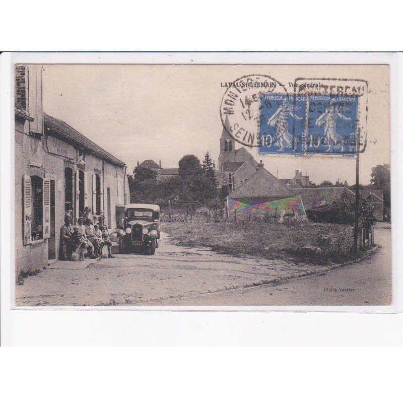 LAVAL-SAINT-GERMAIN: vue générale, automobile - très bon état