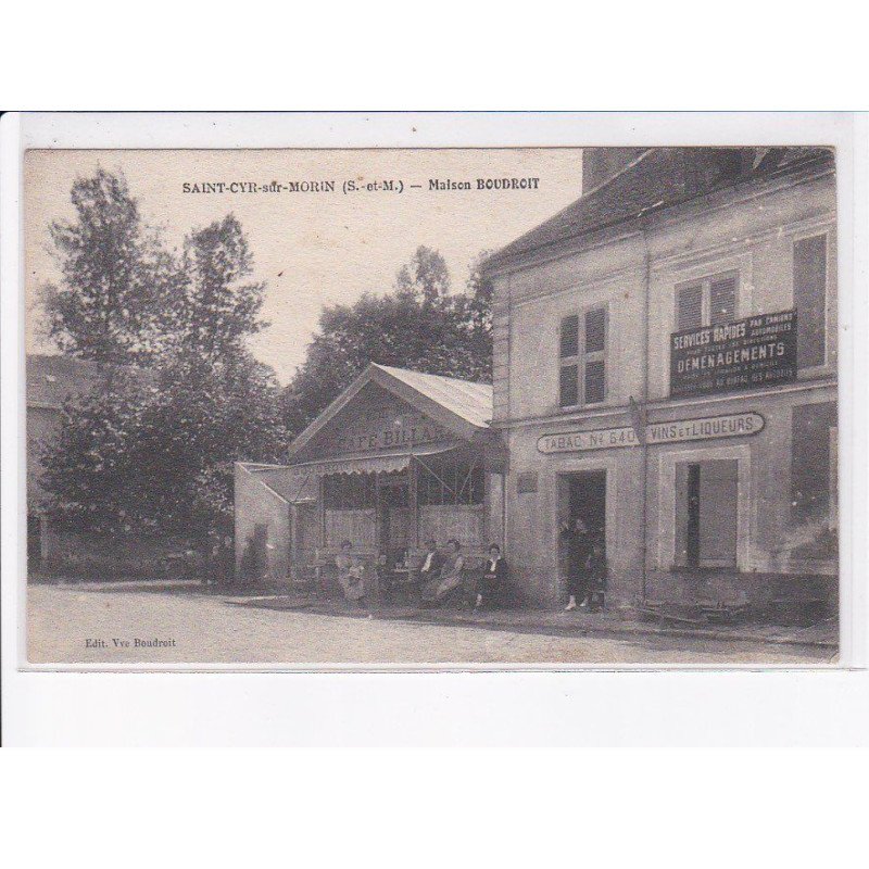 SAINT-CYR-sur-MORIN: maison boudroit - très bon état