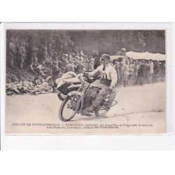 FONTAINEBLEAU: circuit de fontainebleau, verpault, gagnant du grand prix des sidecars - très bon état