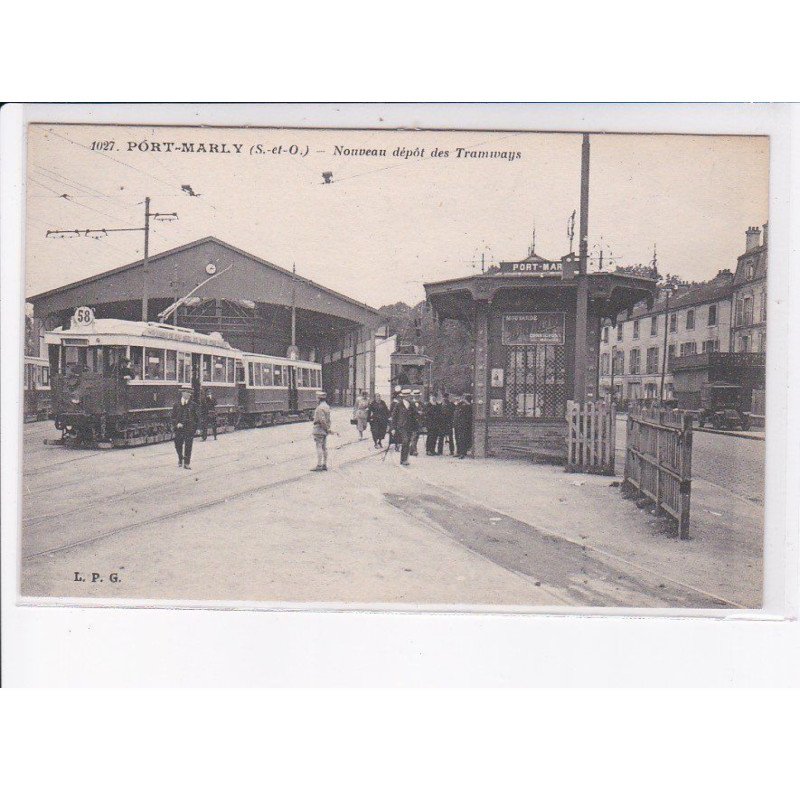 PORT-MARLY: nouveau dépôt des tramways - très bon état