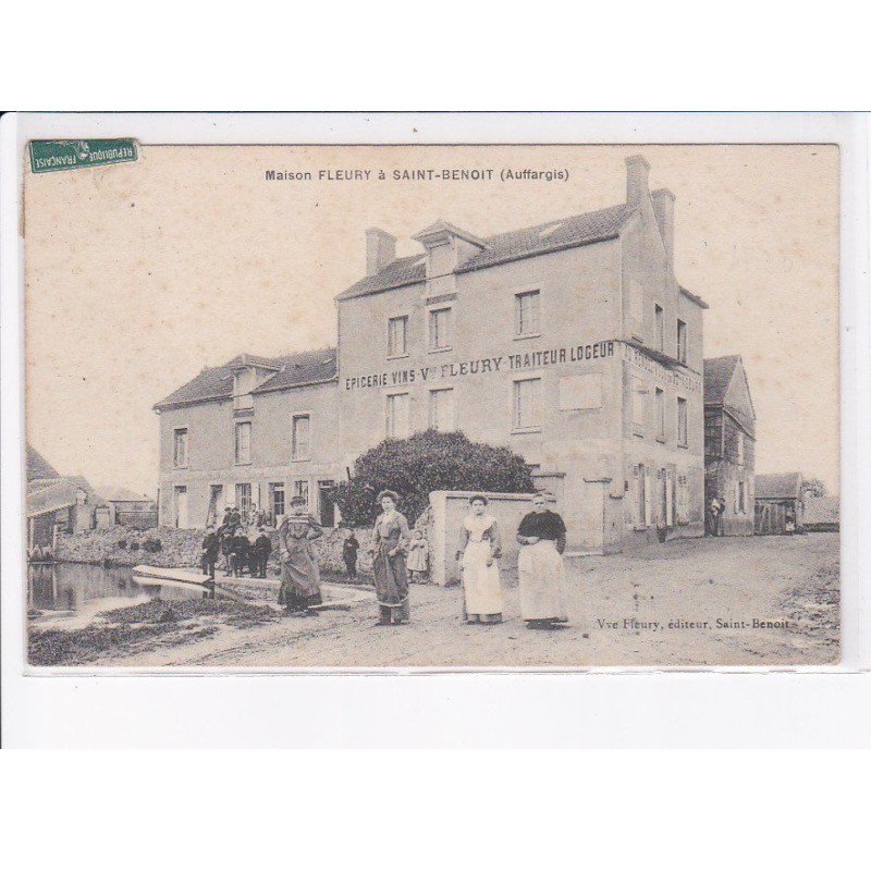 SAINT-BENOIT: maison fleury, épicerie traiteur logeur - état