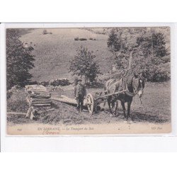 VOSGES: le transport du bois - très bon état