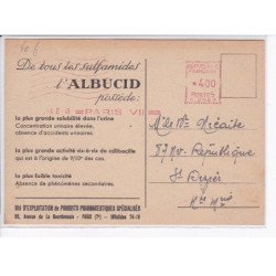 PUBLICITE: infections des voies urinaires, albucid - très bon état