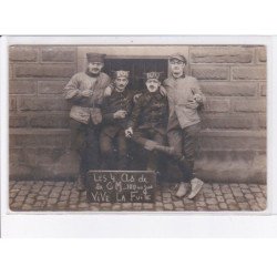 MULHOUSE: militaire, les 4 as de la CM 100 au jus, vive la fuite - très bon état