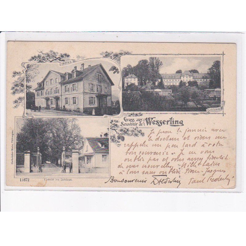 WESSERLING: souvenir de wesserling - très bon état