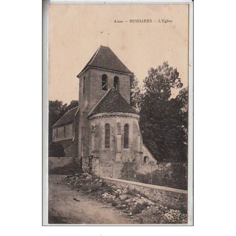 AISNE : BUSSIARES : l'église - très bon état
