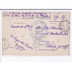 CACHET: commissaire militaire du havre, de la gare - très bon état