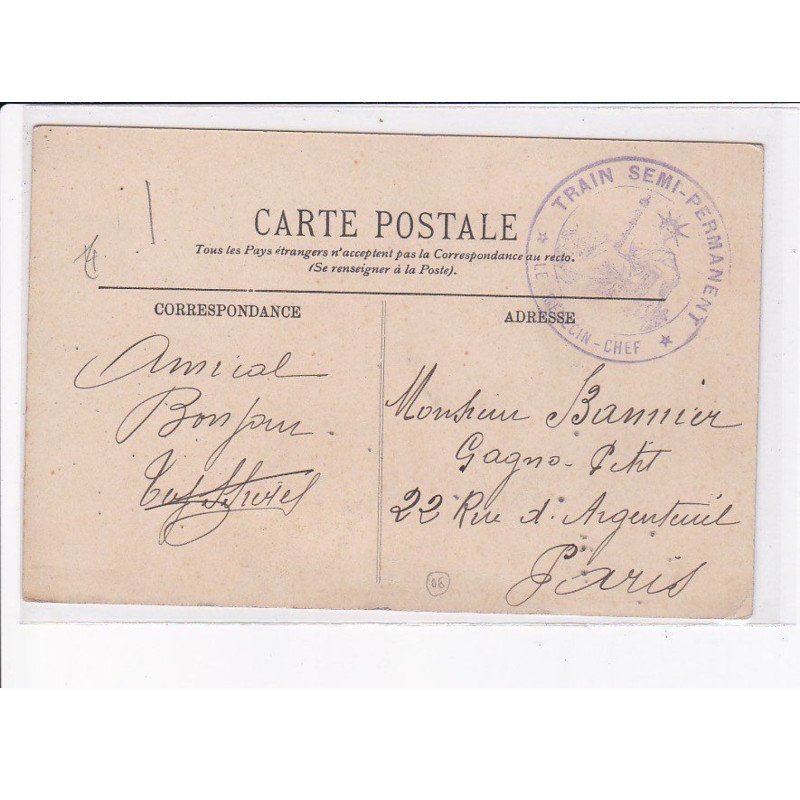 CACHET: train semi-permanent, le médecin-chef - très bon état