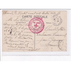 CACHET: hôpital auxiliaire, menton n°205 - très bon état