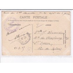 CACHET: 3e régiment du génie, infirmerie reglementaire, bureau du médecin-chef - très bon état