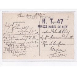 CACHET: H.T. 47, annexe hôtel de nice - très bon état