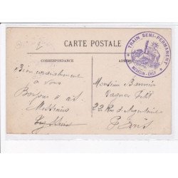 CACHET: train semi-permanent, médecin-chef - très bon état