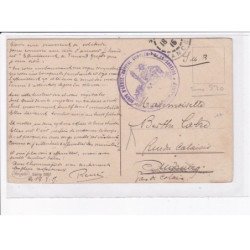 CACHET: corps d'armée, hôpital complémentaire n°38 - très bon état