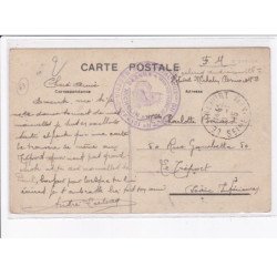 CACHET: hôpital auxiliaire, n°101, médecin-chef - très bon état