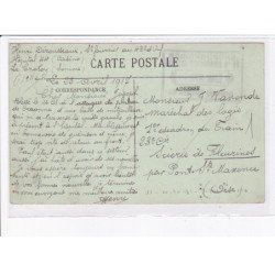 CACHET: région du nord hôpital temporaire, 24 avril 1917 - très bon état