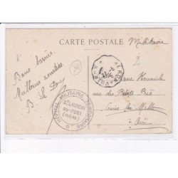 CACHET: hôpital militaire temporaire, saint-laurent du-pont, isère - très bon état