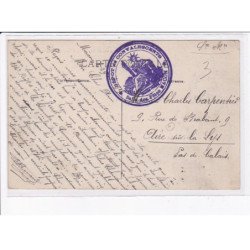 CACHET: dépôt de convalescents, salle des fêtes macon - très bon état