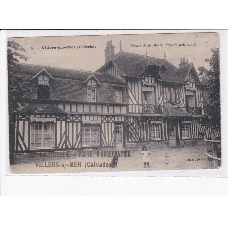 CACHET: 1er régiment d'artillerie, poste d'observation - très bon état