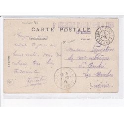 CACHET: 9e régiment d'artillerie à pied, 42e batterie - très bon état