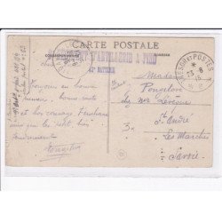 CACHET: 9e régiment d'artillerie à pied, 42e batterie - très bon état