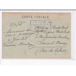 CACHET: 8e région hôpital auxiliaire n°41, le vaguemestre - très bon état