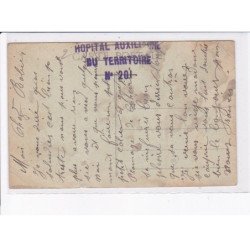 CACHET: hôpital auxiliaire du territoire n°201 - très bon état
