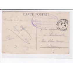 CACHET: croix rouge française association dames françaises hôpital auxiliaire n°201 - très bon état