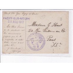 CACHET: services militaires des chemins de fer, le commissaire militaire - très bon état