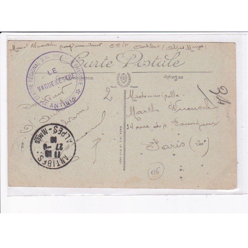 CACHET: centre régionale d'instruction physique, le vaguemestre - très bon état