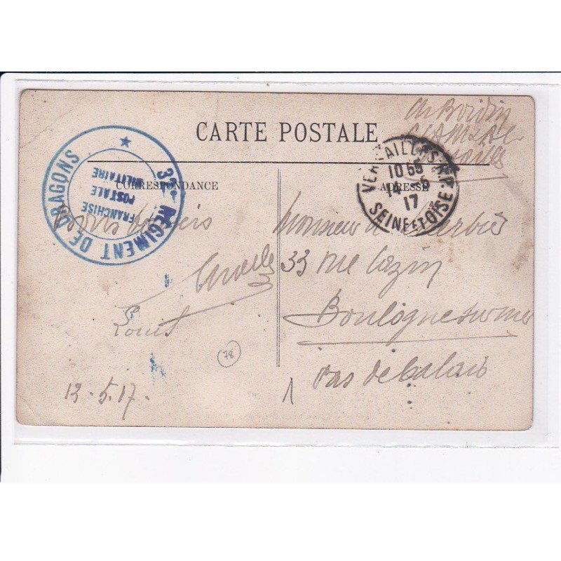 CACHET: 32e régiment de dragons - très bon état